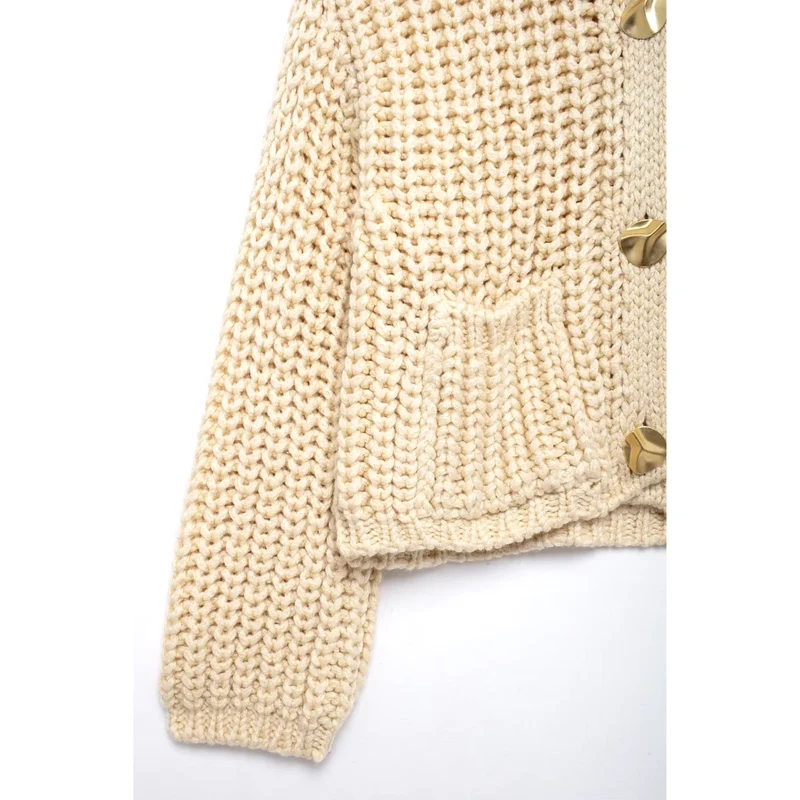 Veste Courte en Maille Chic pour Femme, Idéale pour la Superposition