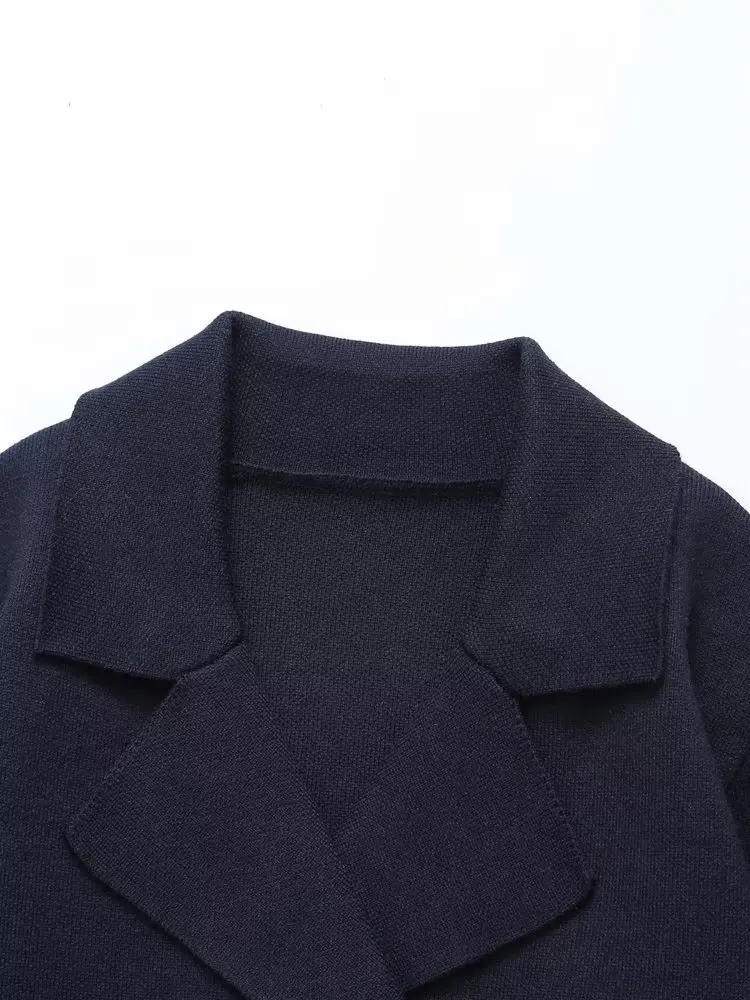 Veste Oversize Double Boutonnage Femme Mi-Saison
