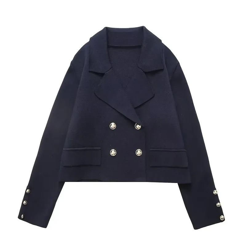 Veste Oversize Double Boutonnage Femme Mi-Saison