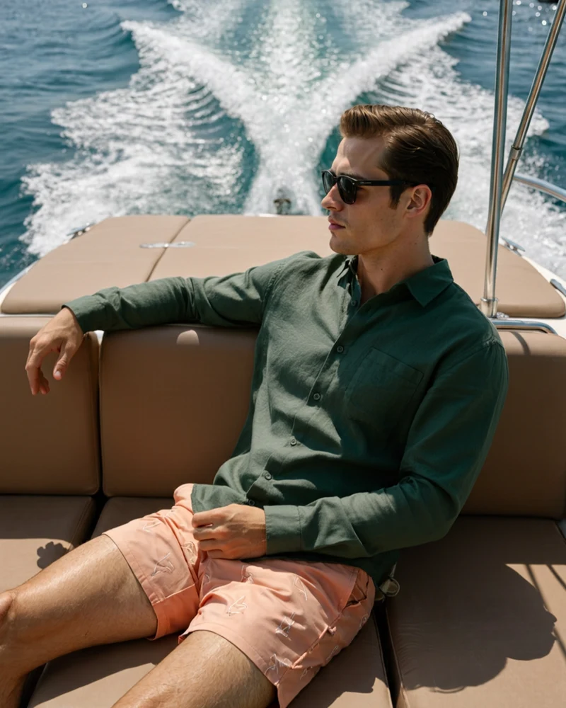 Chemise en Lin 100 % Naturel Élégance Décontractée