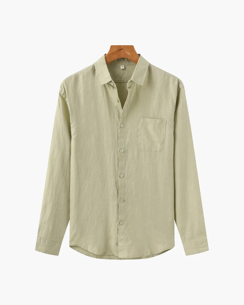 Chemise en Lin 100 % Naturel Élégance Décontractée