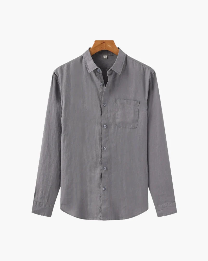 Chemise en Lin 100 % Naturel Élégance Décontractée