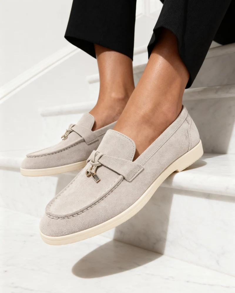 Mocassins Femme en Suède Élégants et Confortables
