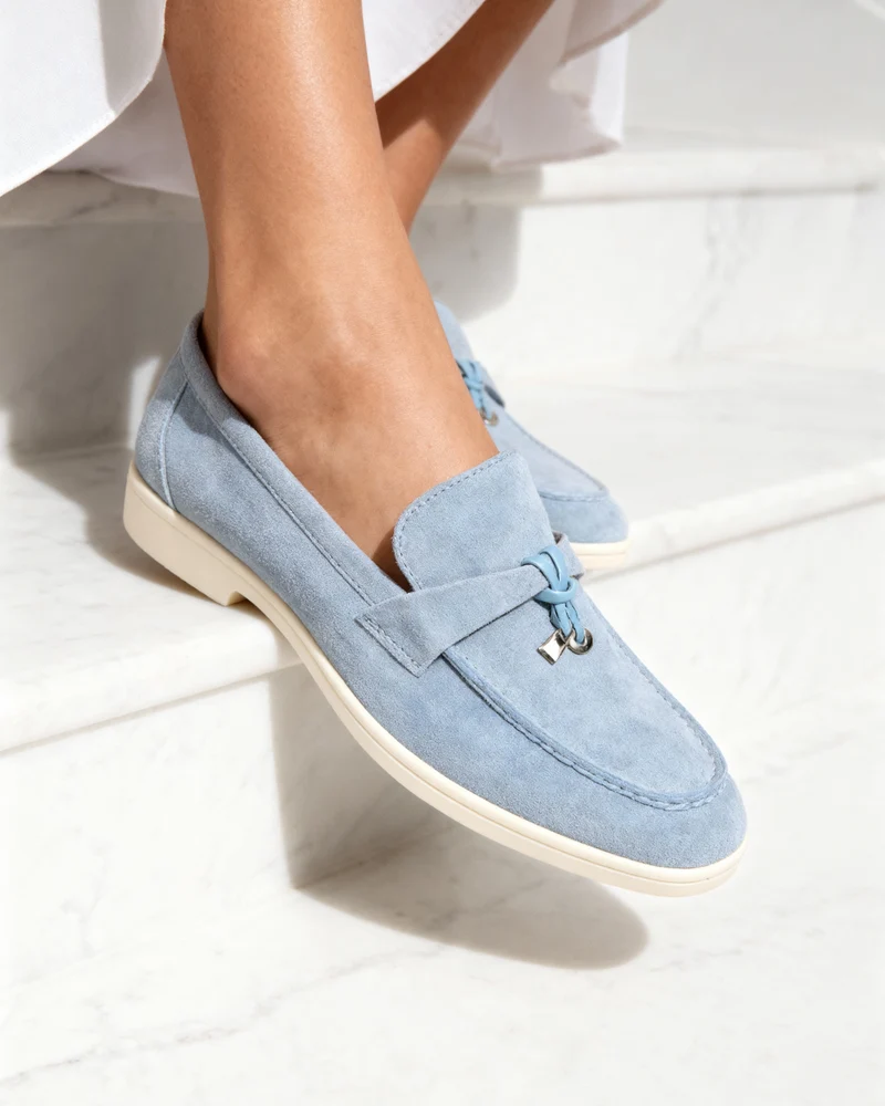 Mocassins Femme en Suède Élégants et Confortables