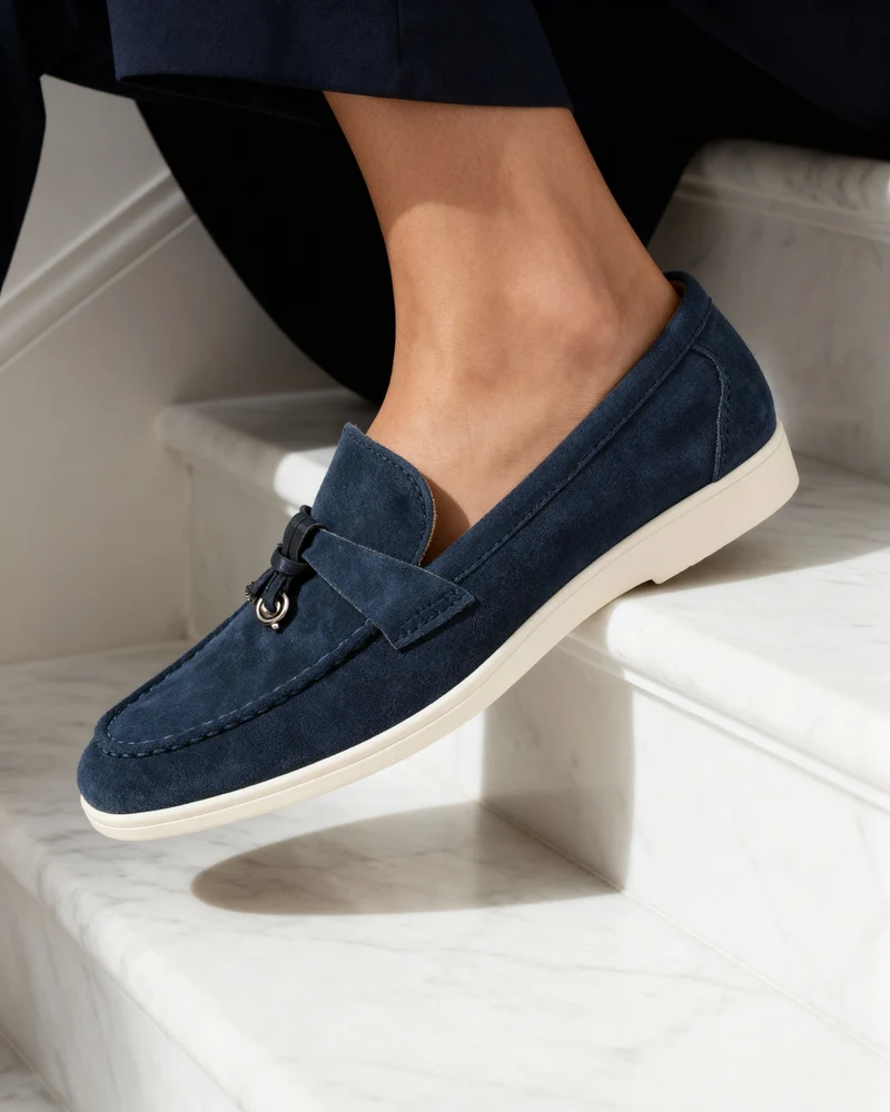 Mocassins Femme en Suède Élégants et Confortables