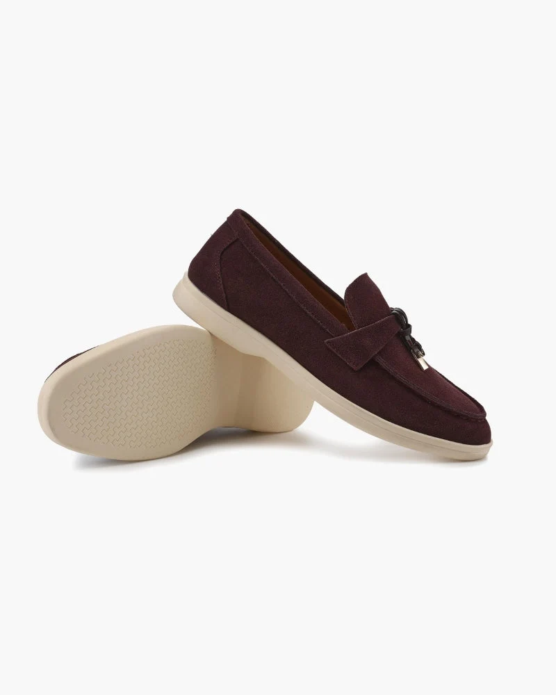 Mocassins Femme en Suède Élégants et Confortables