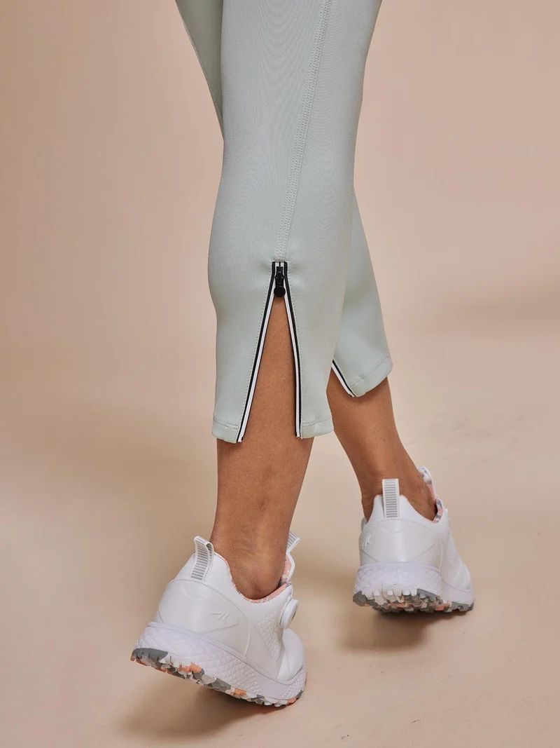 Pantalon Capri en Sweat avec Cordon de Serrage – Coupe Décontractée