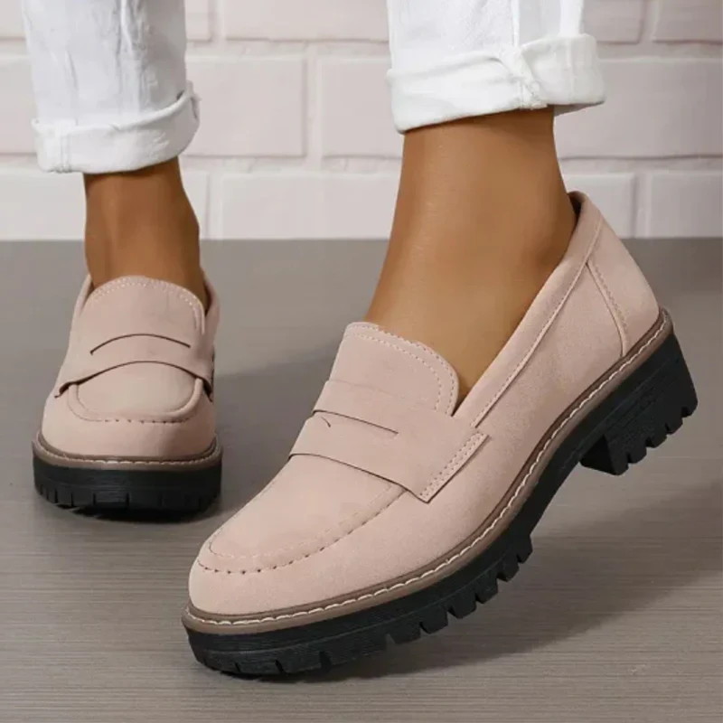 Lucy | Mocassins confortables et chunky pour femmes avec plateforme