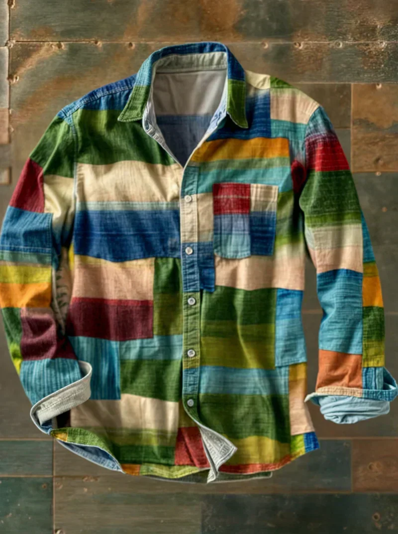 Duval Paris™| CHEMISE MOSAÏQUE SIGNATURE