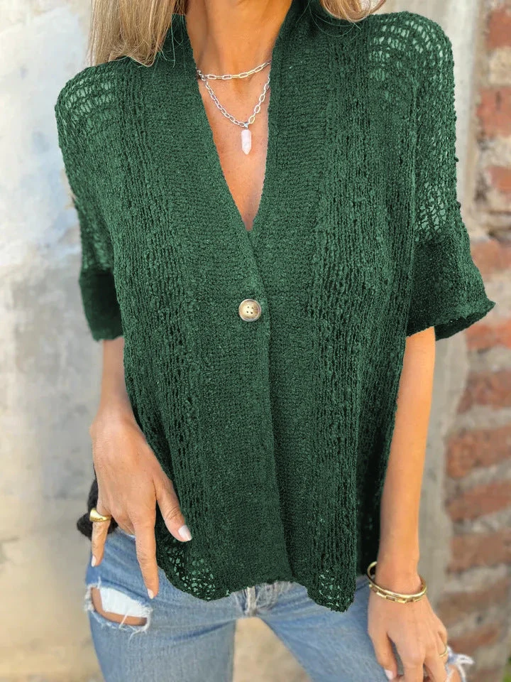 Claire - Gilet Aéré Élégant