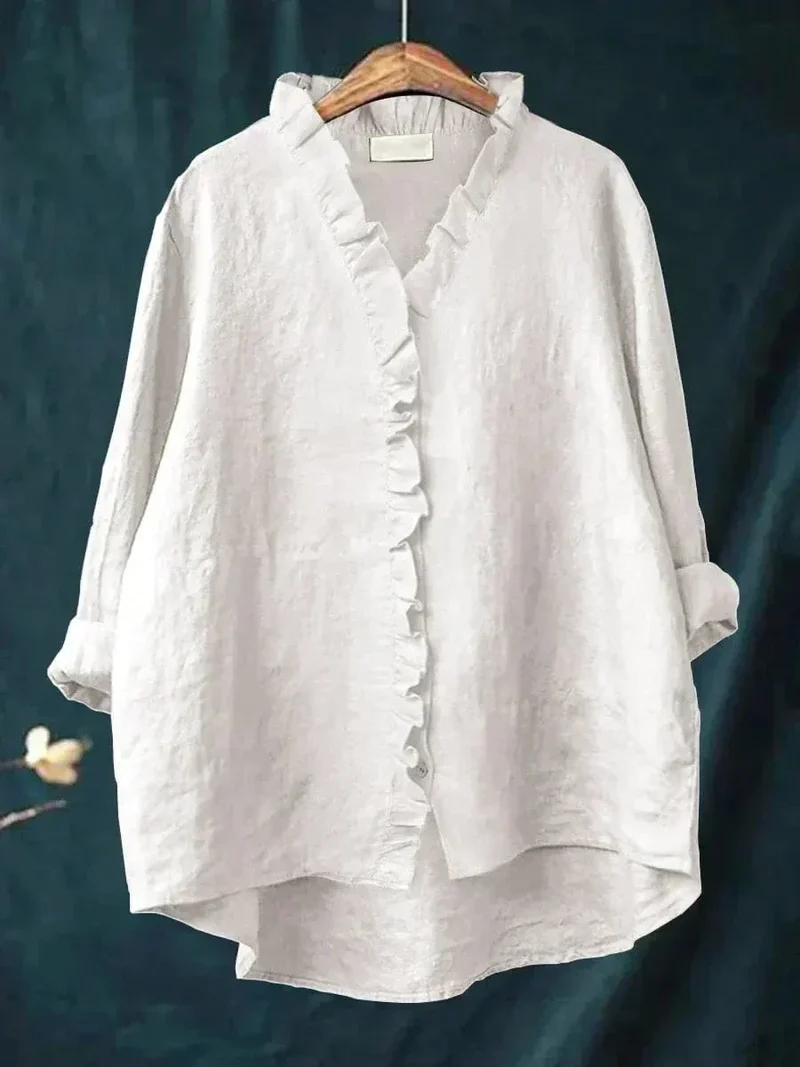 Valorine - Blouse Décontractée en Lin