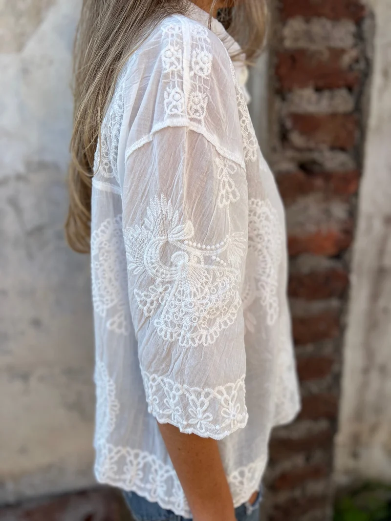 Eva - Blouse Élégante Et Aérée