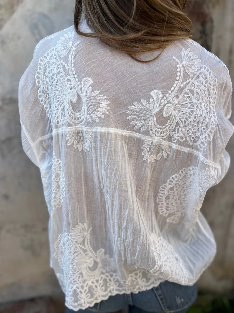 Eva - Blouse Élégante Et Aérée