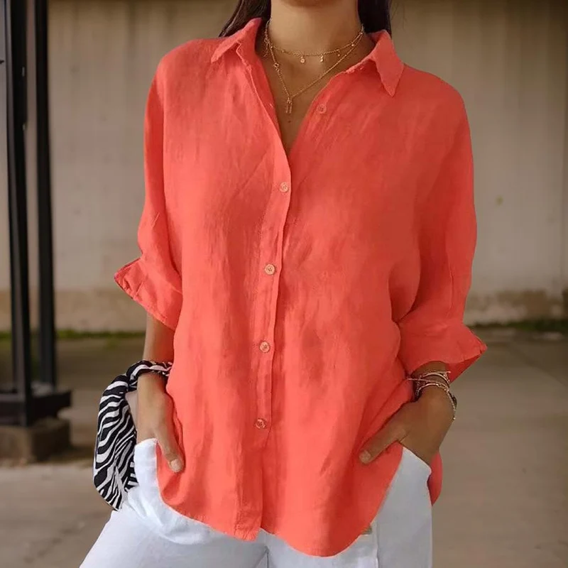 Linda - Élégante Blouse En Lin