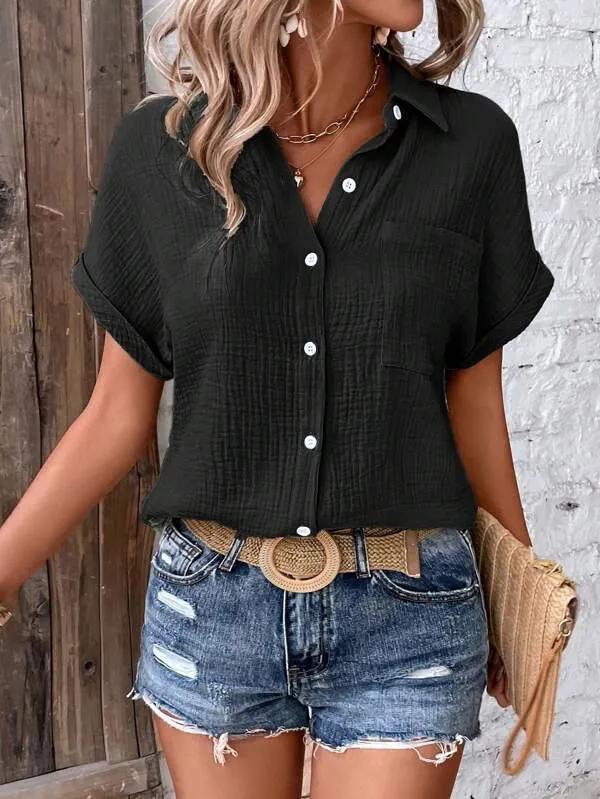 Lara - Blouse Aérienne Élégante