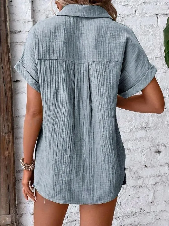 Lara - Blouse Aérienne Élégante