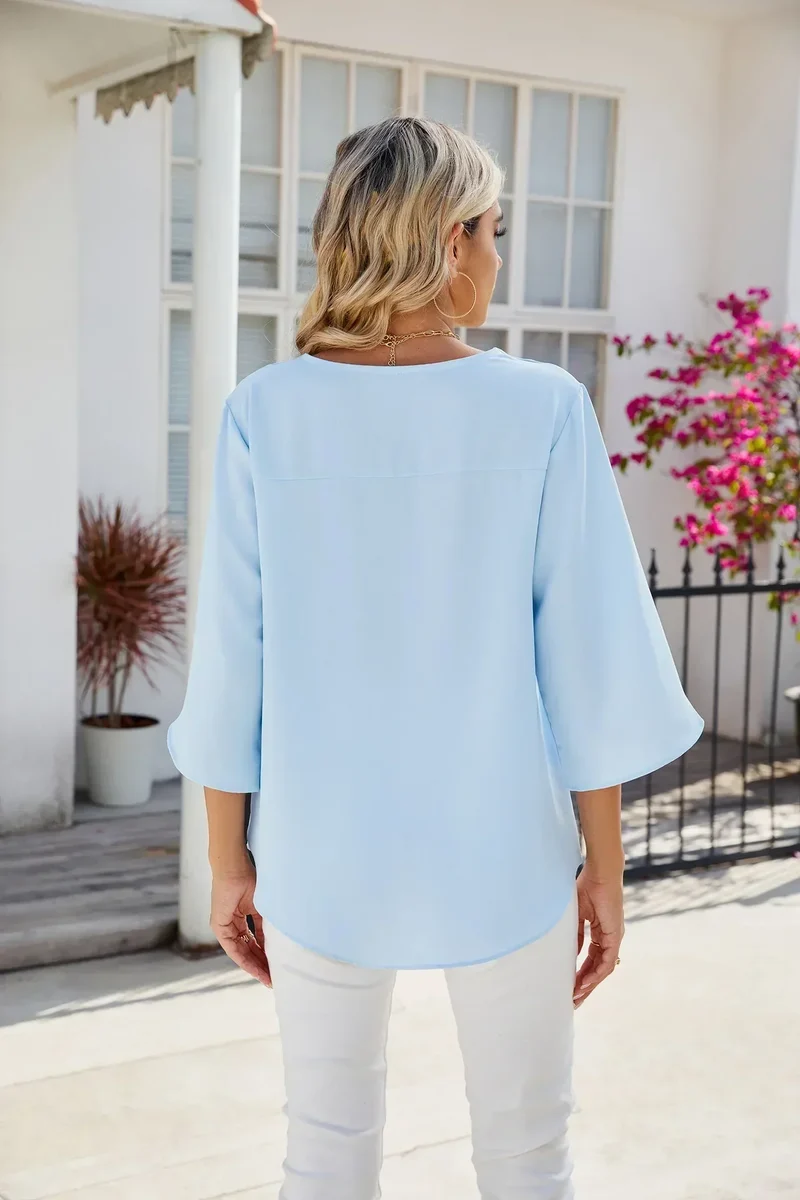 Miana - Blouse Décontractée Été