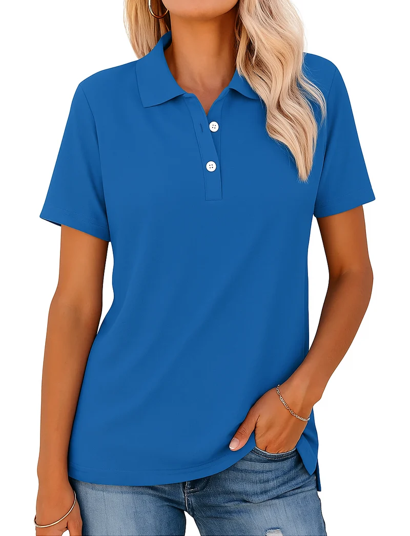 Julia - Chemise Polo Respirante au Style Élégant
