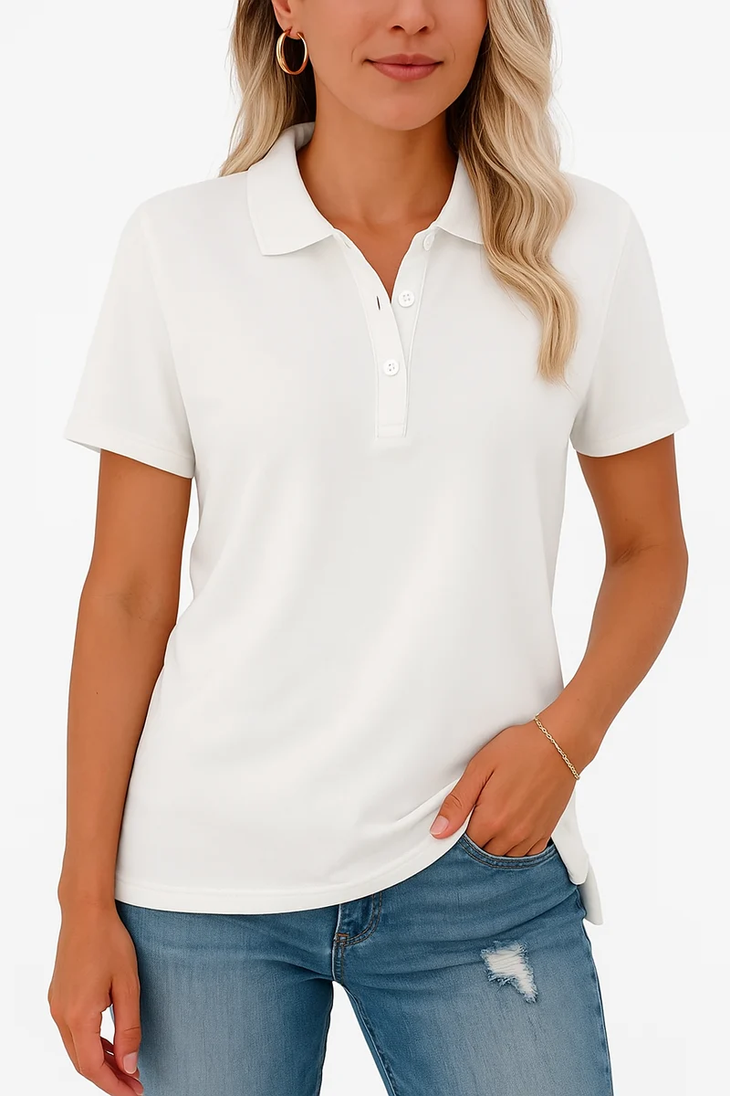 Julia - Chemise Polo Respirante au Style Élégant