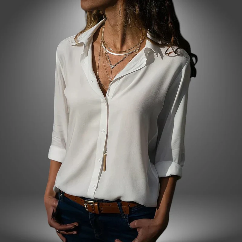 Valeria - Blouse Classique à Boutons