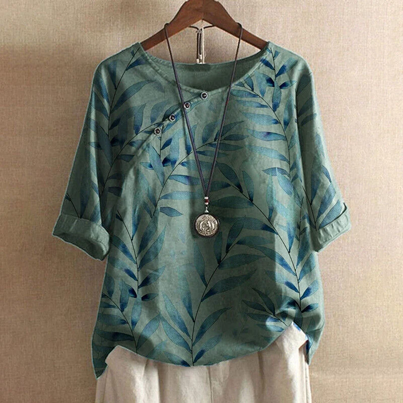 Claudine - Élégante Blouse Printanière