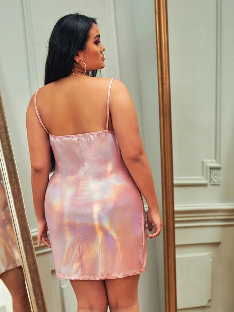 Reflective Cami Bodycon Dress