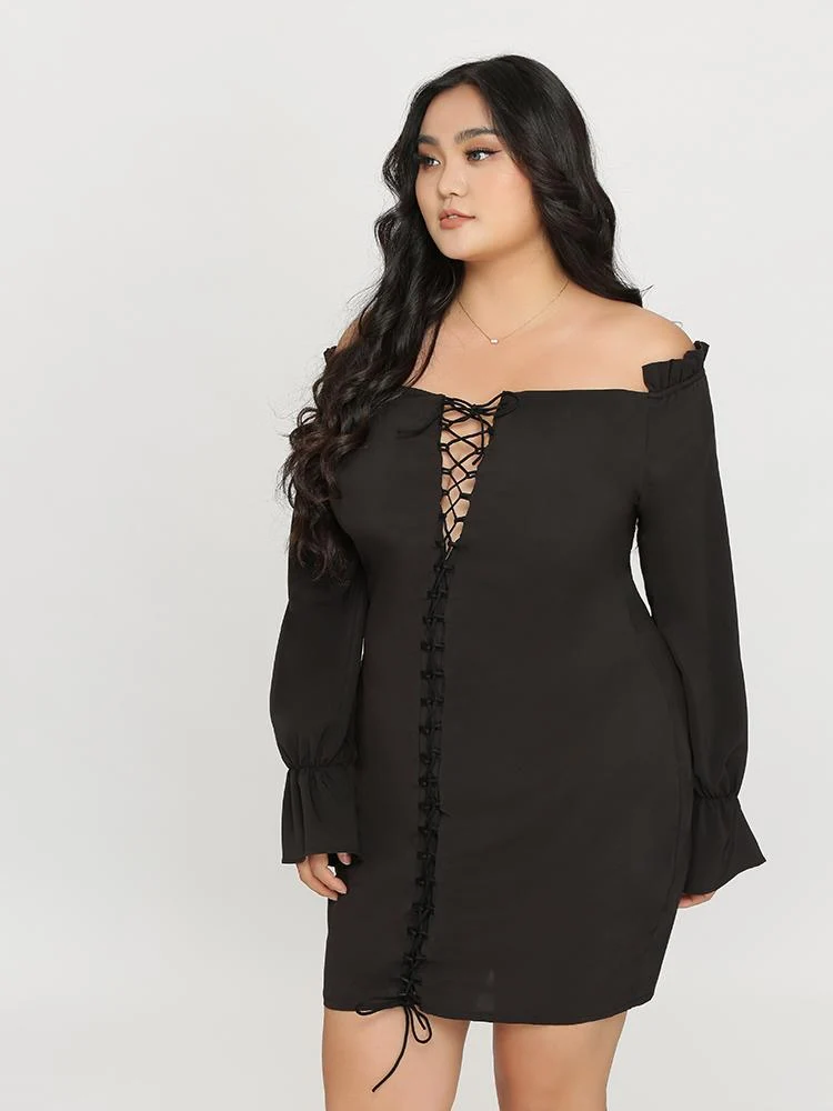 Long Bell Sleeve Dress