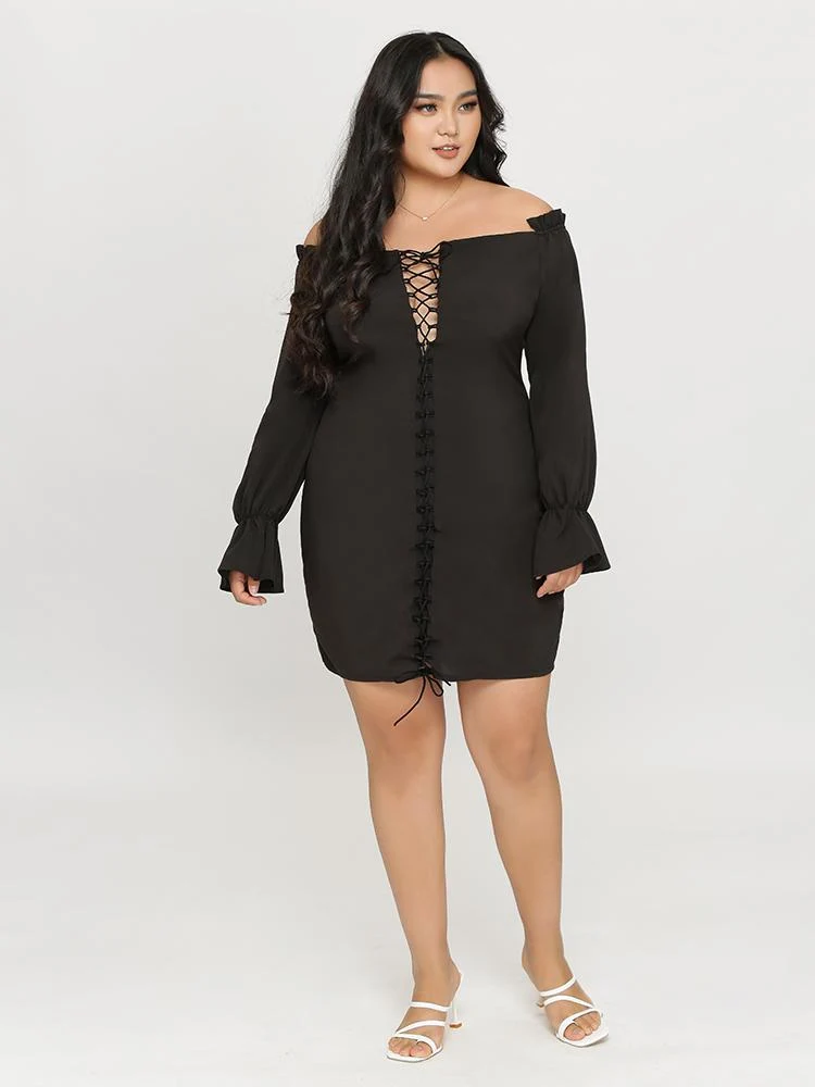 Long Bell Sleeve Dress