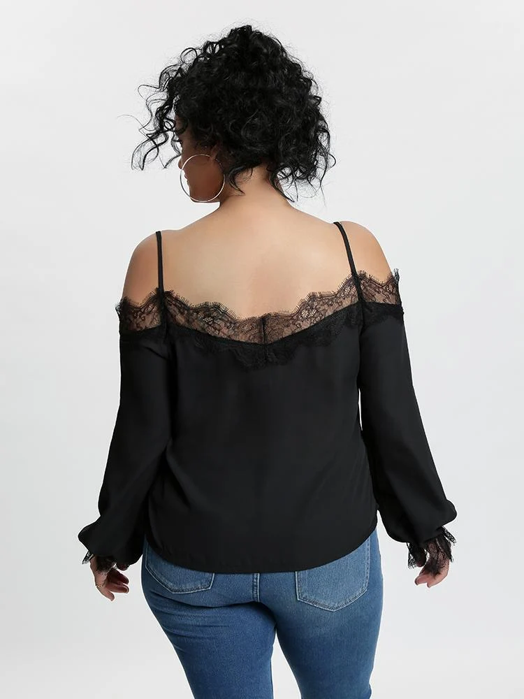 Lace's Off Shoulder Blouse