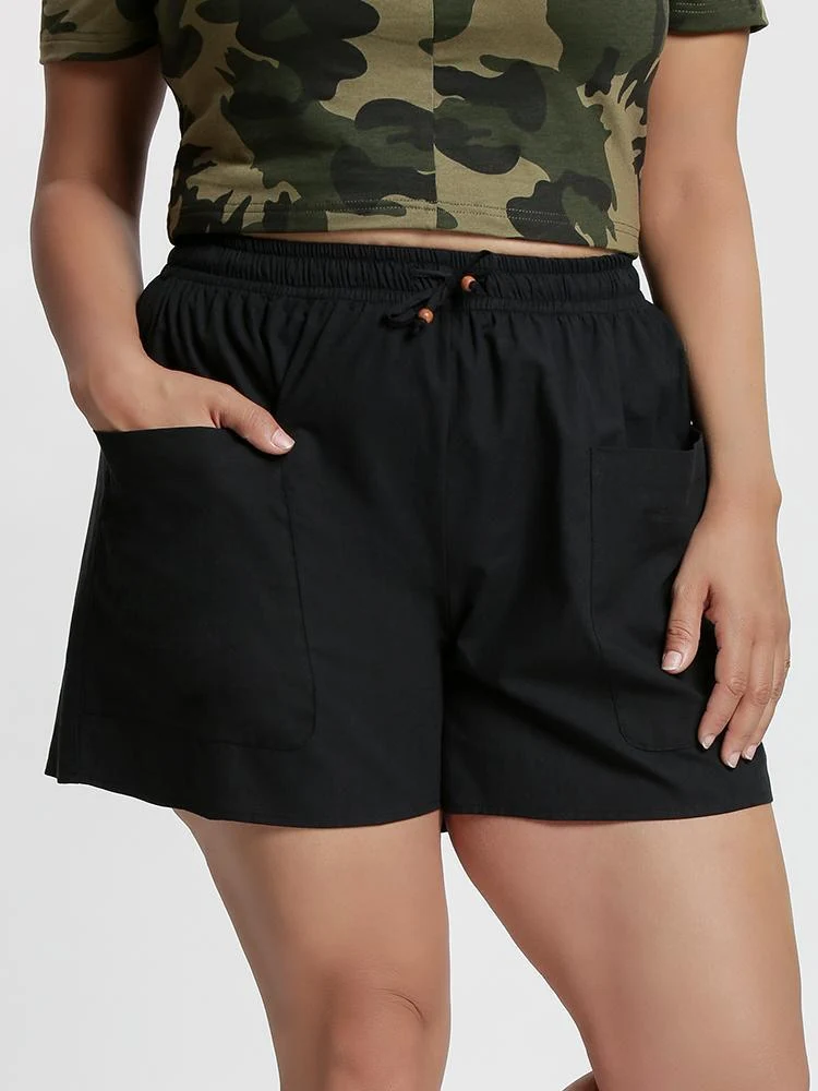 Linen Paperbag Shorts