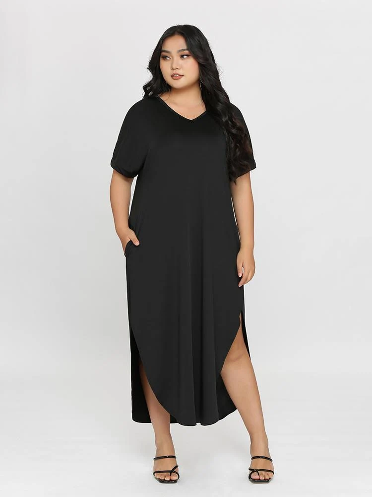 Pocketed Modal Dress
