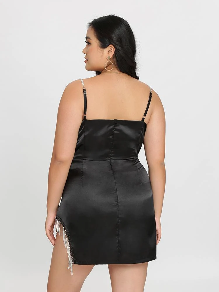 Plunging Neck Dress