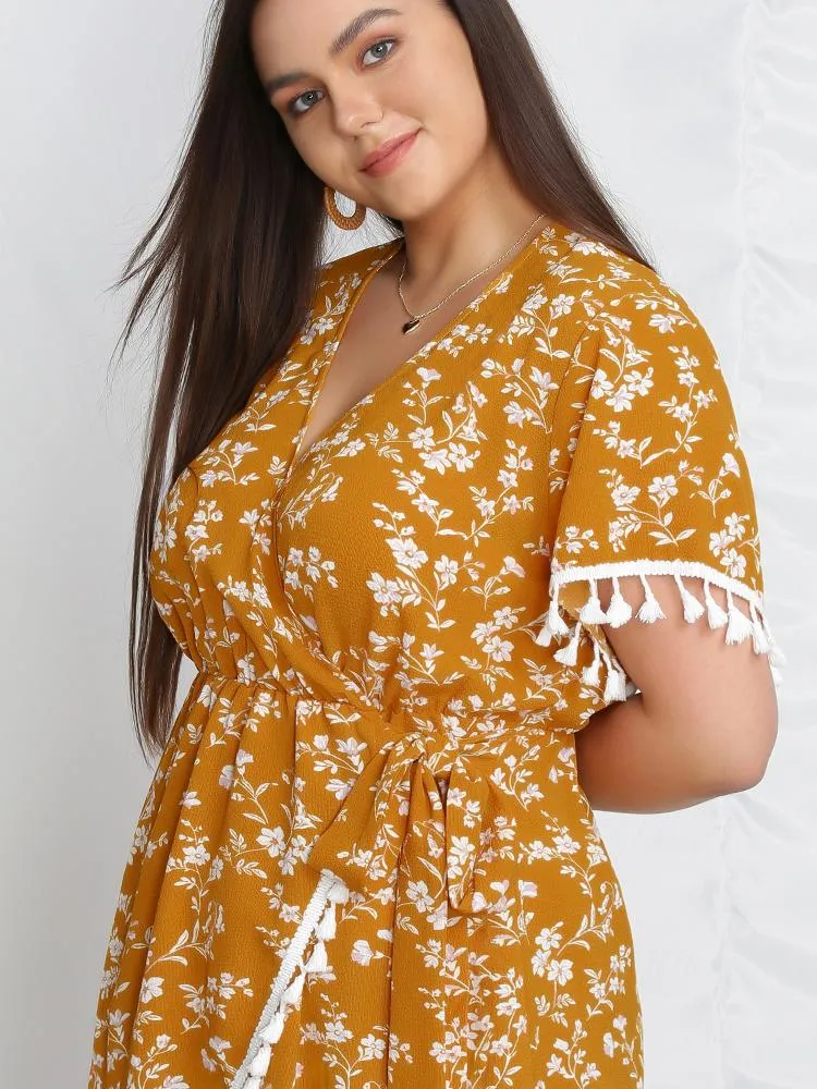 Tassel Split Hem Dress