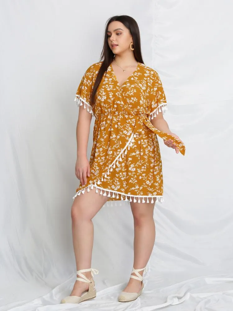 Tassel Split Hem Dress