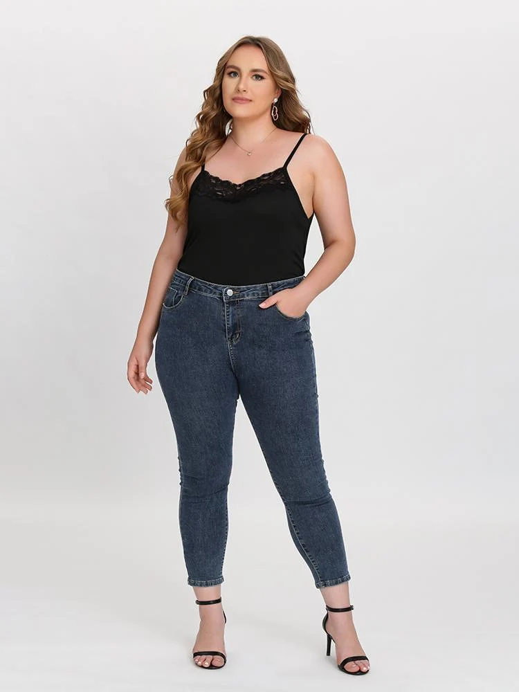 Lace Mesh Back Cami