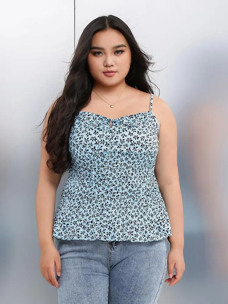 Ditsy Spaghetti Straps Cami