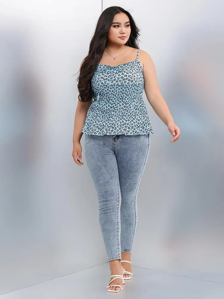 Ditsy Spaghetti Straps Cami