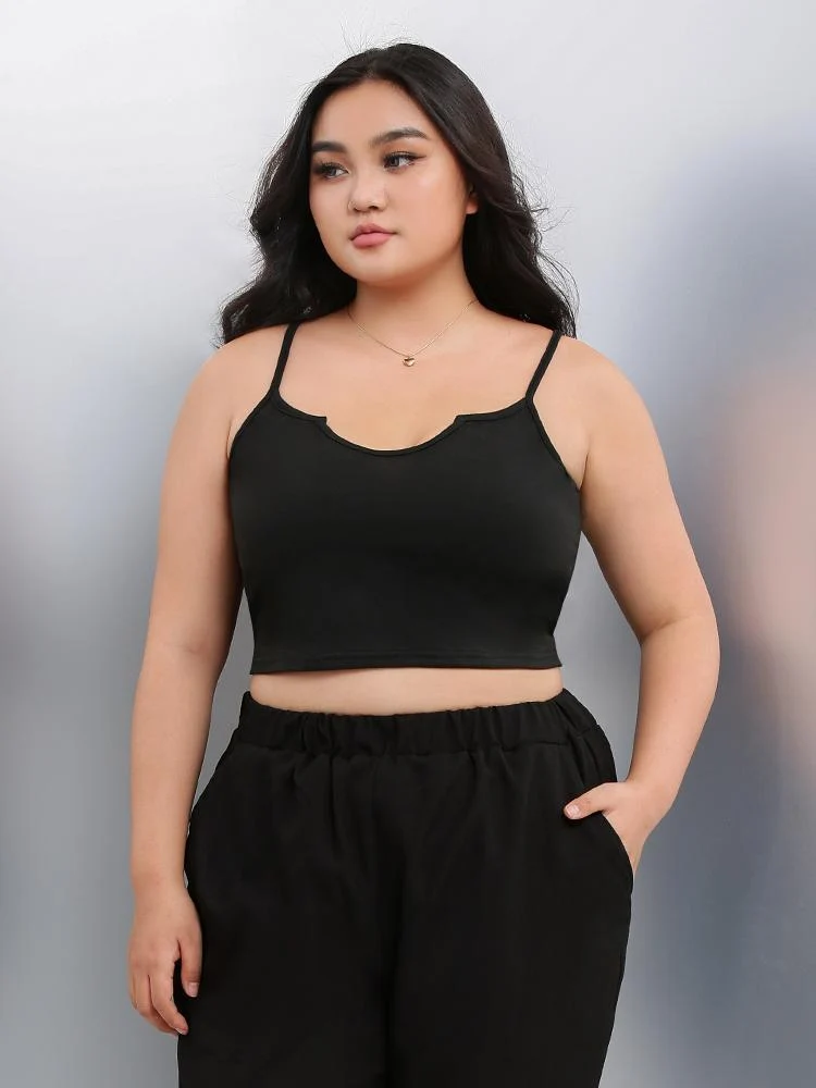 Ribbed Racerback Cropped Cami