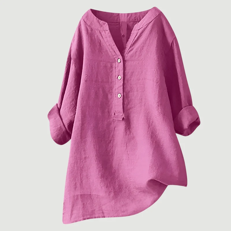 Freja - Chemise légère et confortable avec boutons