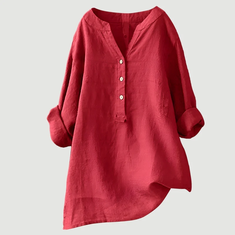 Freja - Chemise légère et confortable avec boutons
