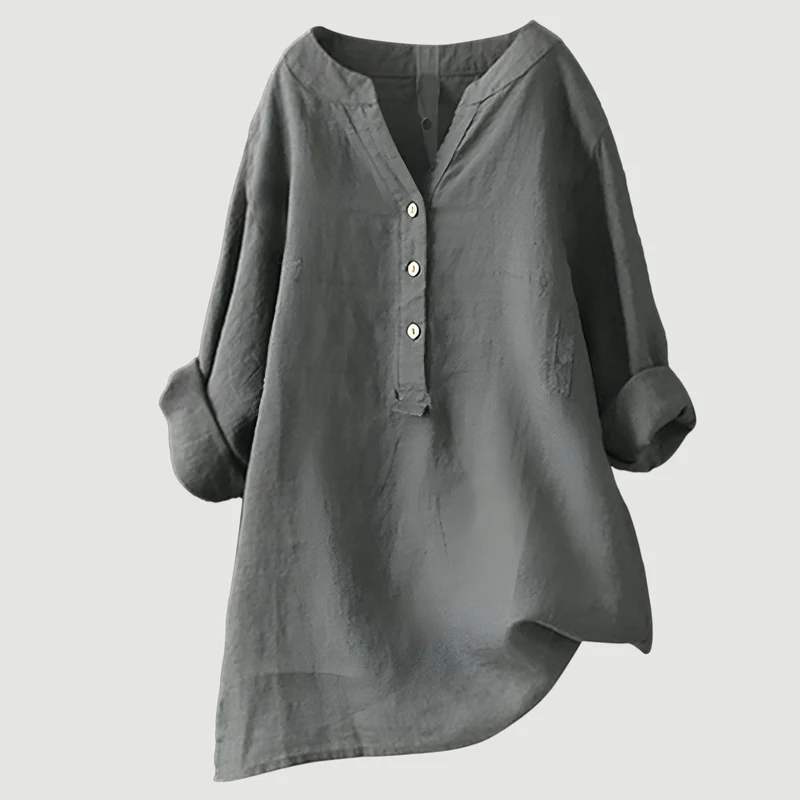 Freja - Chemise légère et confortable avec boutons