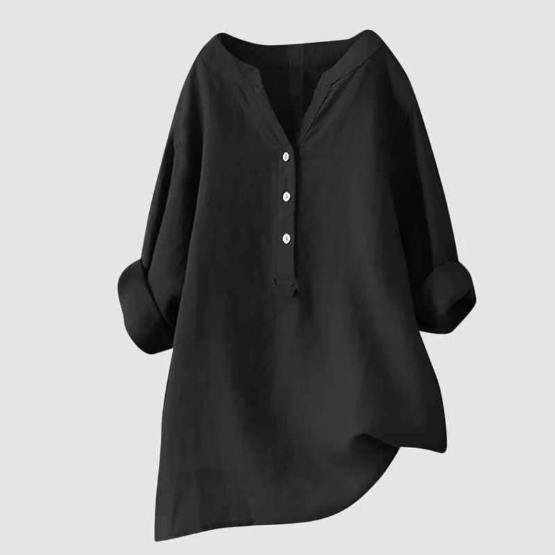 Freja - Chemise légère et confortable avec boutons