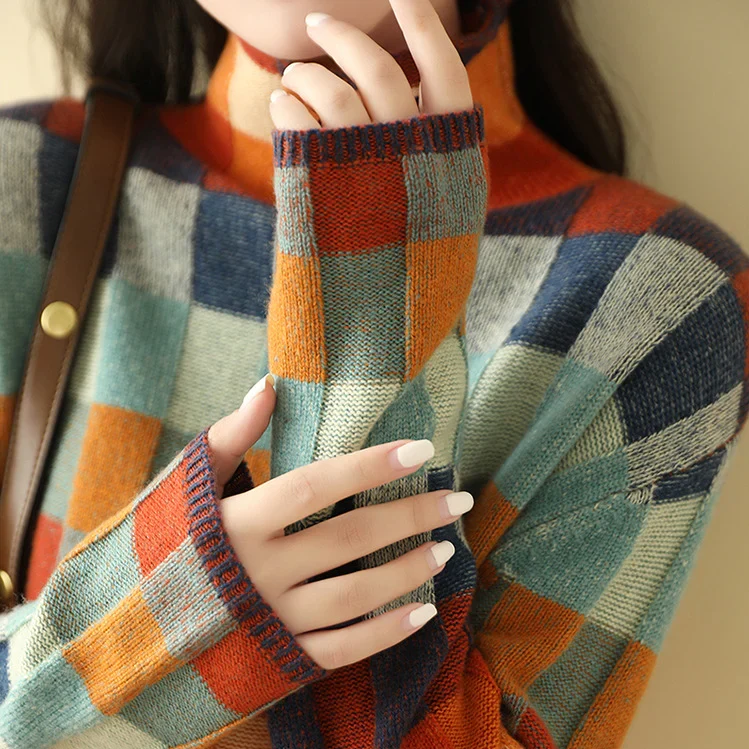 Élise™ | Pull Roulé En Cachemire Doux