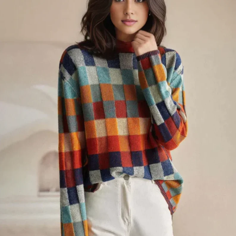 Élise™ | Pull Roulé En Cachemire Doux