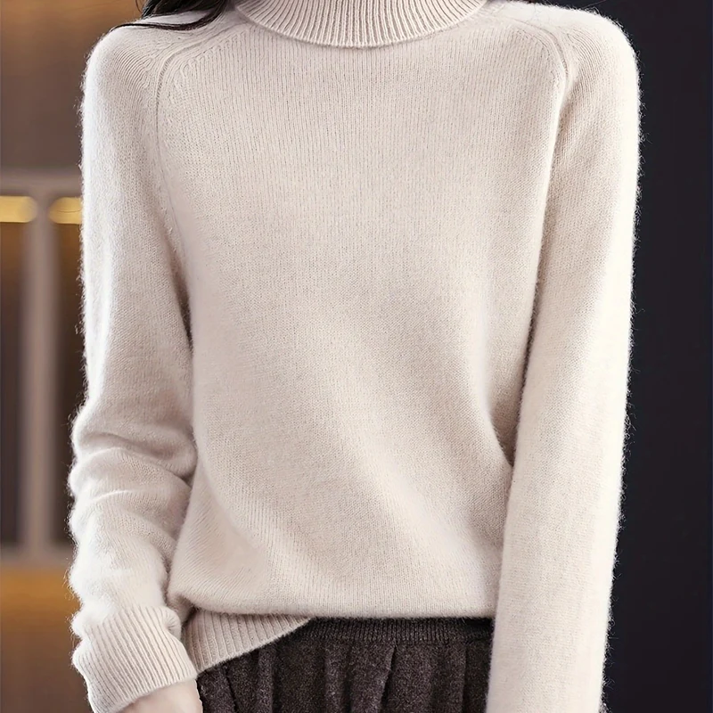 Aimée™ | Pull Col Roulé Intemporel