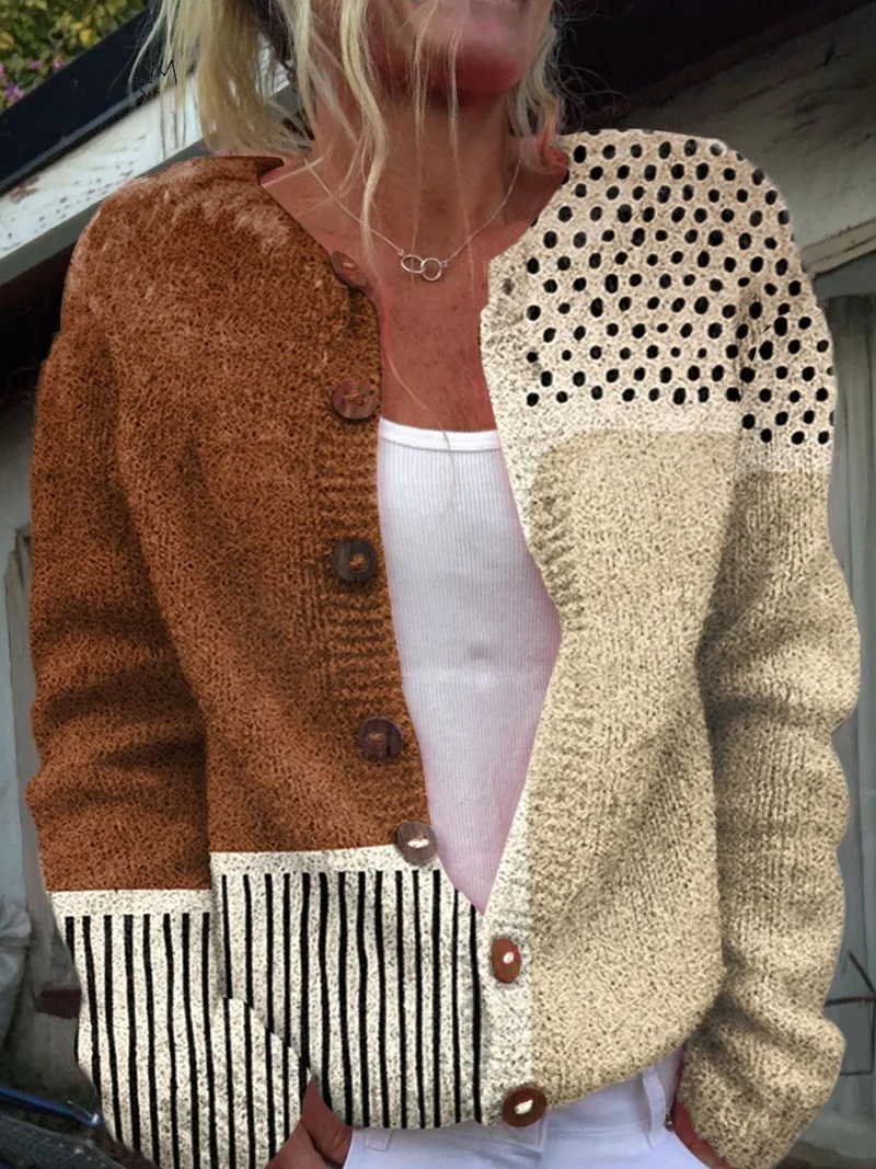 Alma™ | Cardigan Maille Pointillée