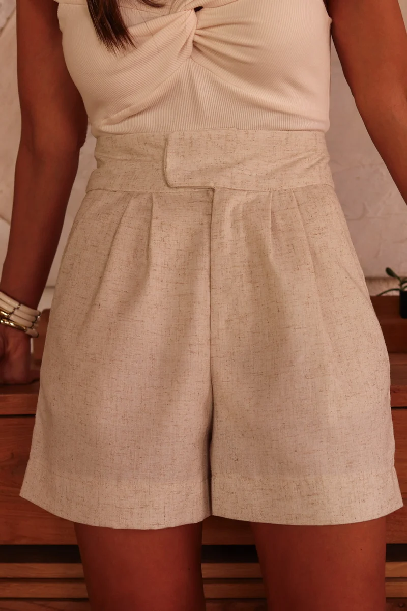 Short Roméo beige