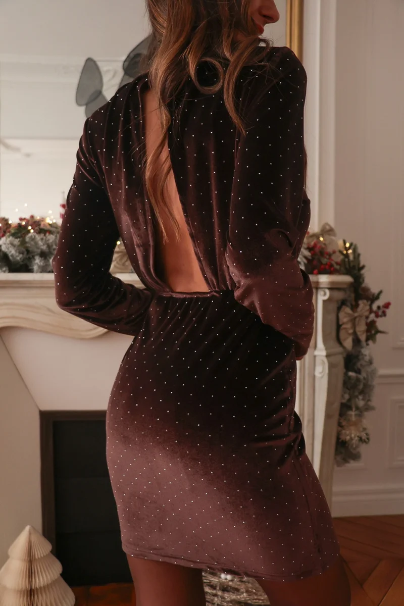 Robe Agathe velours