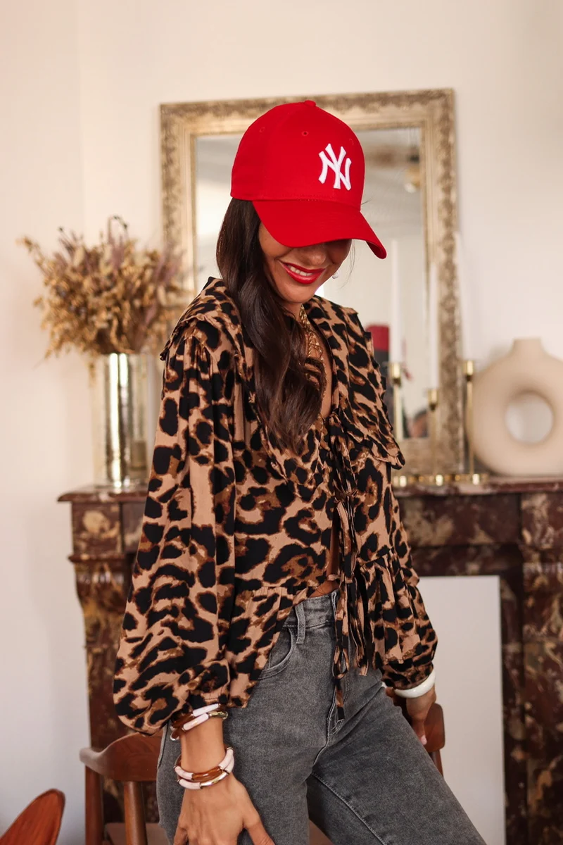 Blouse Léone léopard
