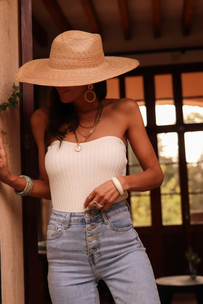 Bustier Bella blanc